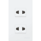 Royu WD113 2-Gang Universal Outlet Set 15A (Wide) | Royu by KHM Megatools Corp.
